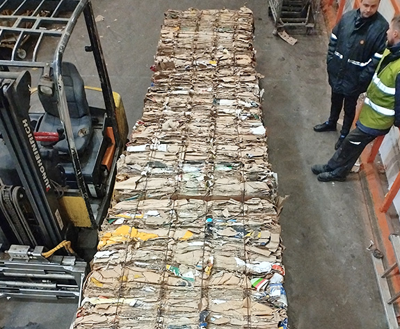 High-Efficiency Carton Baler Solution for Large-Scale Chain Supermarkets in Russia