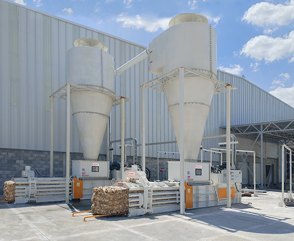 Full-Automatic Waste Removal System for Mexican Carton Factories